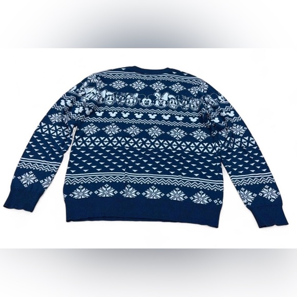 Navy Blue light weight soft comfy Patterned Sweater - Picture 4 of 7